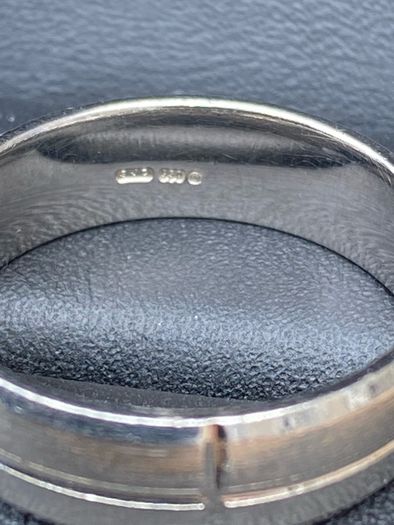 Palladium 950 wedding ring