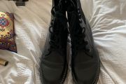Platform ankle boots