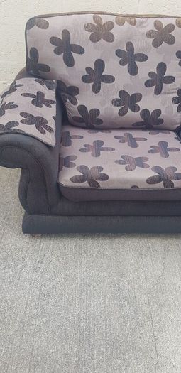 Two three seater sofas