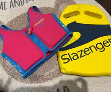 Slazenger Kids' Float/Swim Vest and Swim Kickboard
