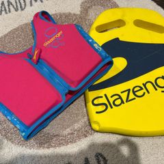 Slazenger Kids' Float/Swim Vest and Swim Kickboard