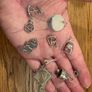 Joblot of vintage sterling silver charms Image 8