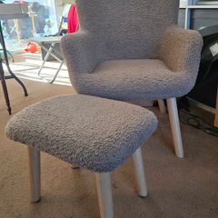 Jysk Armchair and Footrest