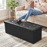 BRAND NEW Storage Benches Foldable Stool with Storage Space Home Sofa Ottoman Living Room Furniture Image 6