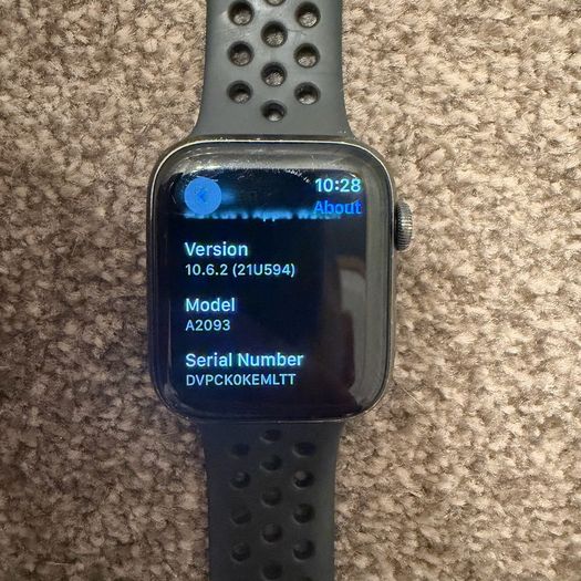 Apple Watch Series 5 Nike 44mm GPS Space Grey with Black Nike Sport Band