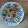 plates porcelane wall decoration germany production floral flowers grande finale ursula band Image 2