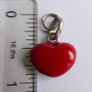 Genuine Links of London Sterling Silver Red Enamel Heart Charm Image 10