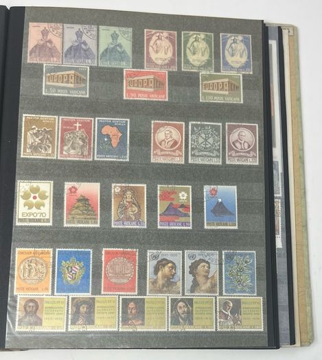 Collection: Vatican City Stamps both mint and used along with some miniature sheets on 40 pages