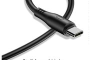 USB Type C Cable Fast Charging and data transmission  100cm 1m Black
