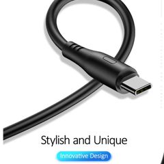 USB Type C Cable Fast Charging and data transmission  100cm 1m Black
