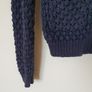 diesel wool blend cardigan size small navy pit to pit 19" Image 4