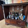 Vintage Drinks Cabinet/ TV Unit, Solid Wod Image 2
