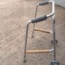 Lightweight Folding Walking Frame with Wheels Height Adjustable Image 2