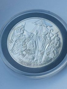 vintage 1972 Franklin Mint .999 fine silver