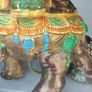 Early 20th Century Hindu Elephant plaster lamp Image 9