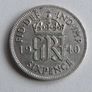 1940 silver sixpence Image 2