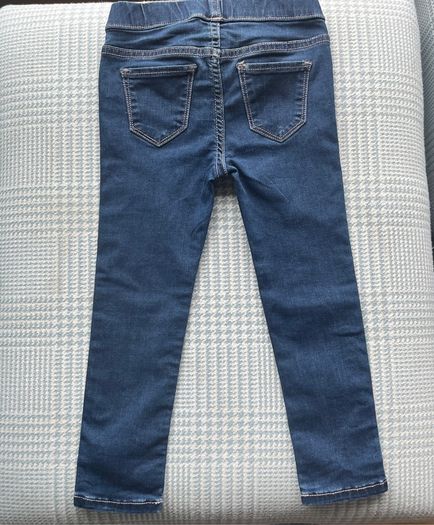 H&M girls denim jeggings dark wash aged 2-3 EUC