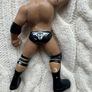Jakks Pacific Classic Super Stars WWE Figure #15 2007 THE ROCK Dwayne Johnson Used Damaged Please look at the pictures Image 8