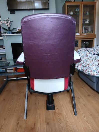 Old modified cinema chair
