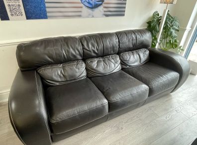 3+1 leather sofa set