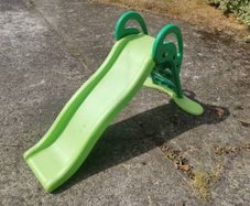 Green Toddler Slide