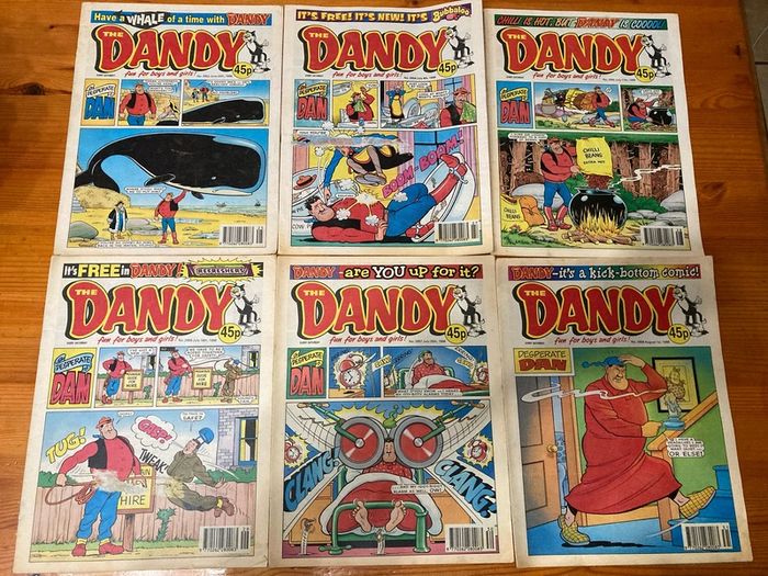 Comics: 'The Dandy' 1996,1997 and 1998 (52 numbers)