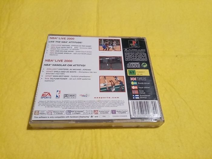 NBA Live 2000 PlayStation 1 Ps1 PlayStation 2 ps2 games Original