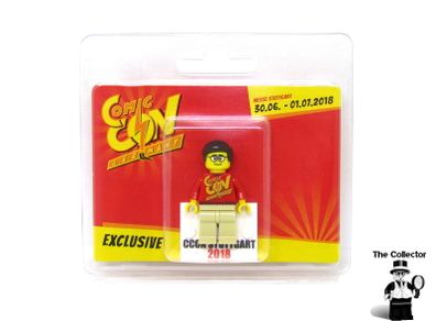 Lego Germany 2018 Stuttgart Comic Con Male Minifigure Limited To 350 Copies Only Worldwide Printed By Hall Of Bricks Germany Rare And Hard To