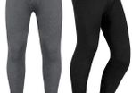 Brand New Men's Thermal Long Underpants 2-Pack Warm Base Layer - L