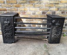 Victorian Military Fire Grate, Connaught Rangers