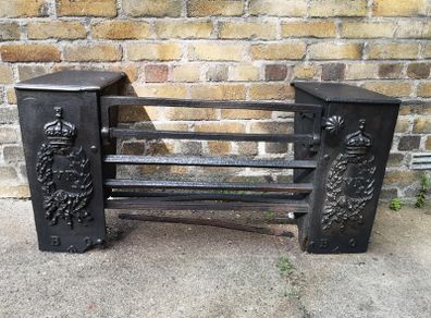 Victorian Military Fire Grate, Connaught Rangers