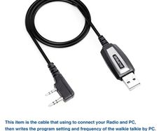 USB Programming Cable With CD for Baofeng UV-5R 82 888S UV-S9PLUS UV-13 16 17 21 Pro Quansheng UV-K5 5R Plus Walkie Talkie Radio