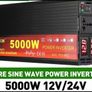 Power inverter 12v 5000w power pure sine continues 2500w Image 4
