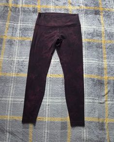 XL, Lululemon Align High-Rise Leggings - Diamond Dye Cassis Black