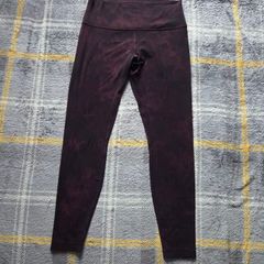 XL, Lululemon Align High-Rise Leggings - Diamond Dye Cassis Black