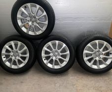 Alloys+partworn and new tyres