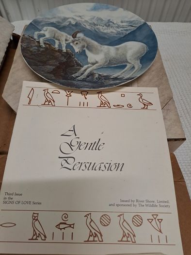 A Gentle Persuasion Collector Plate