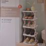 Livarno Home Basic Five Tier White Shoe Storage Units Image 2