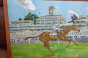 Large Vintage Guinness Horseracing Print
