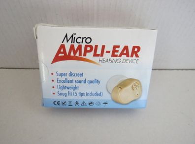 New >> Micro Ampli-ear  Hearing Device