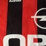 AC Milan Jersey. Official Lotto Mens Home Jersey. Season 1994/1995. Original From The Time. Not A Modern Day Remake. Image 9