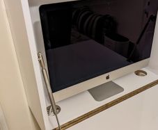 Wall cabinet desk
