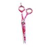Professional Barber Hair Cutting Regular Scissors Shears Hairdressing Pink 6" Image 3