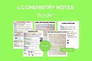 Leaving Cert HL Chemistry Notes (3 bundles available)