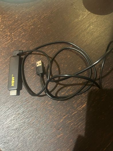 NOW TV Roku Streaming Stick Set Remote + Stick + Plug + Cable