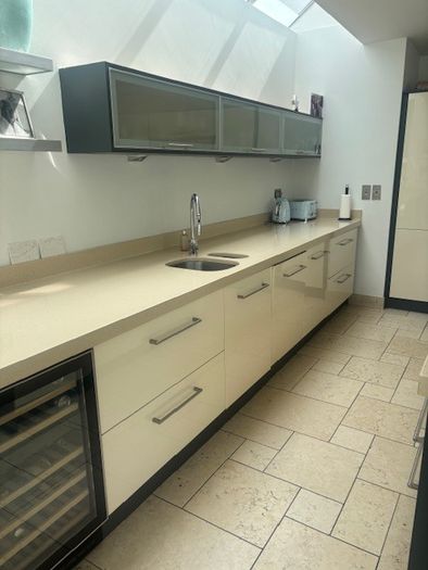 Cream High Gloss Kitchen
