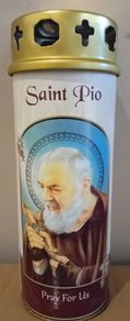 padre pio candle