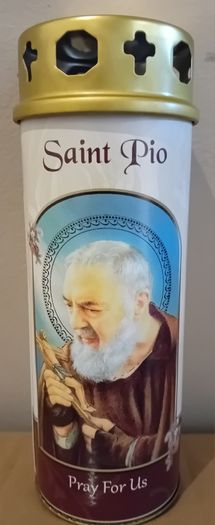 padre pio candle