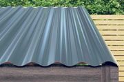 Roof Panels 12 pcs Galvanised Steel Grey 100x36 cm