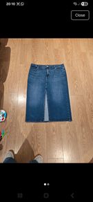 Long Denim skirt